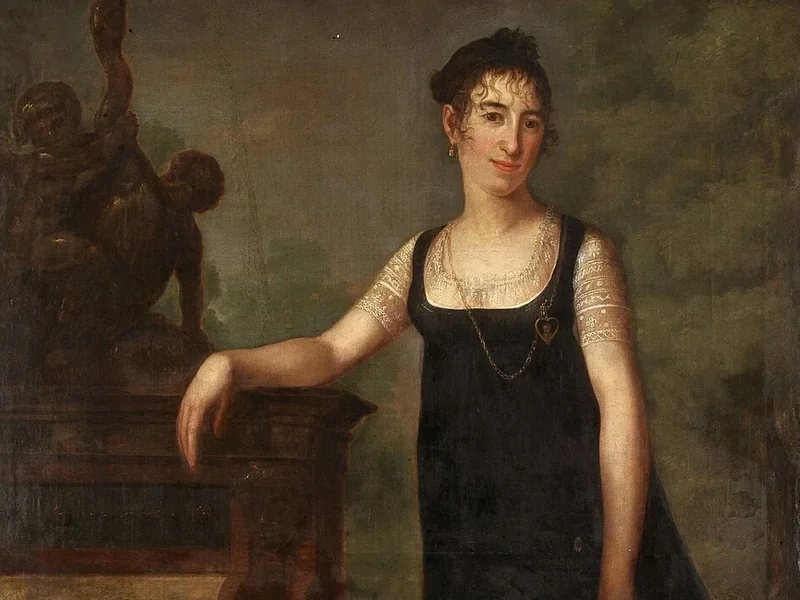 1769-Pieter Van Huffel - Ritratto di Anna Van Damme